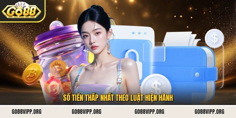 Số tiền thấp nhất theo luật hiện hành