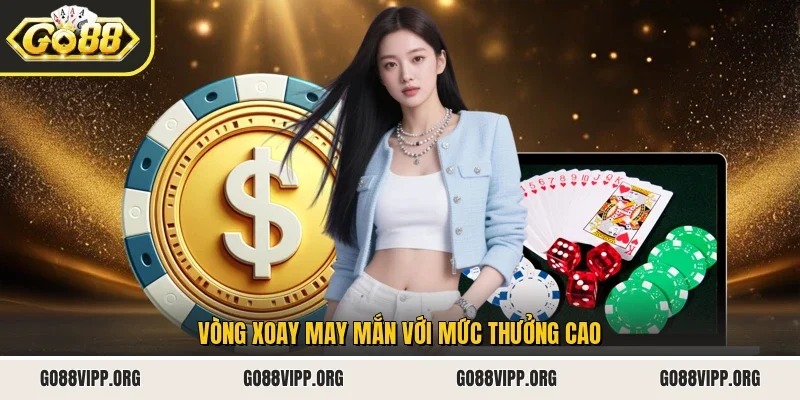 Vòng xoay may mắn với mức thưởng cao